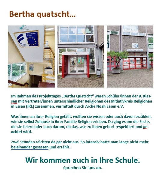 Wir kommen auch in Ihre Schule.... Bertha Krupp Realschule